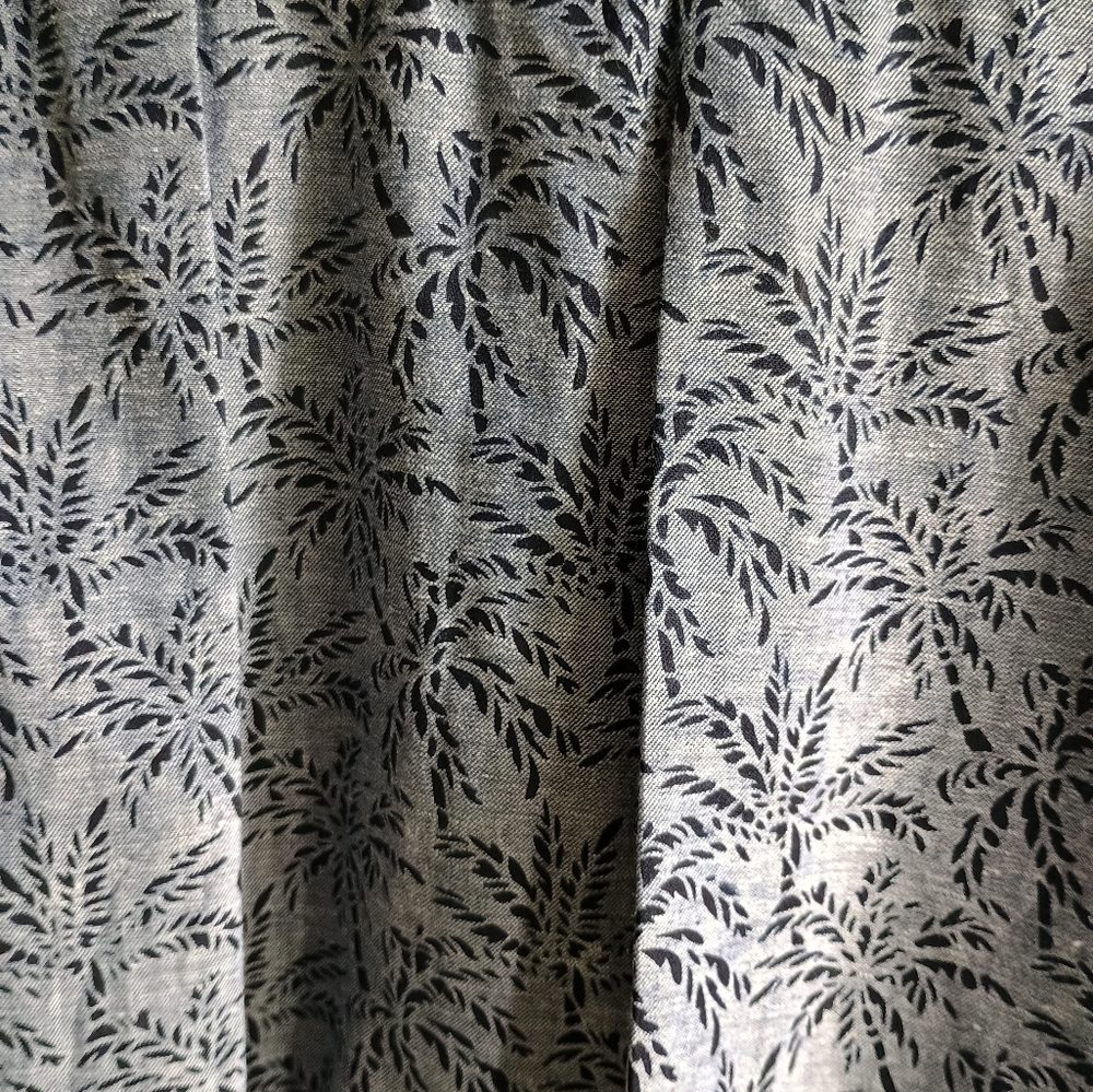 J.Crew Women's Palm Jacquard Drop Waist Dress Size 10 Linen Academia - Picture 9 of 16